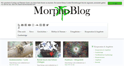 Desktop Screenshot of morphoblog.de